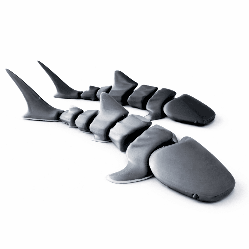 Flexi Whale Shark — 3D Printed Articulated Fidget Toy