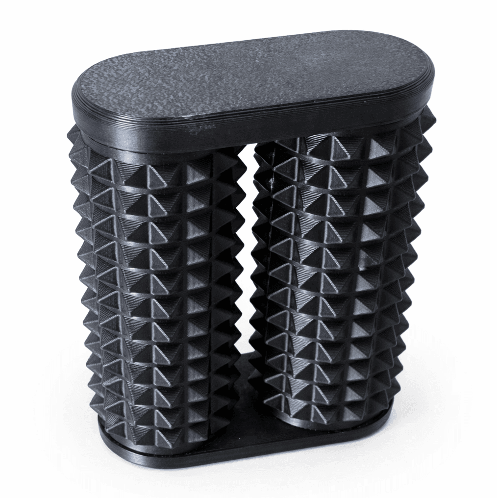 Spiky Stim Roller — 3D Printed Dual-Wheel Massage Fidget